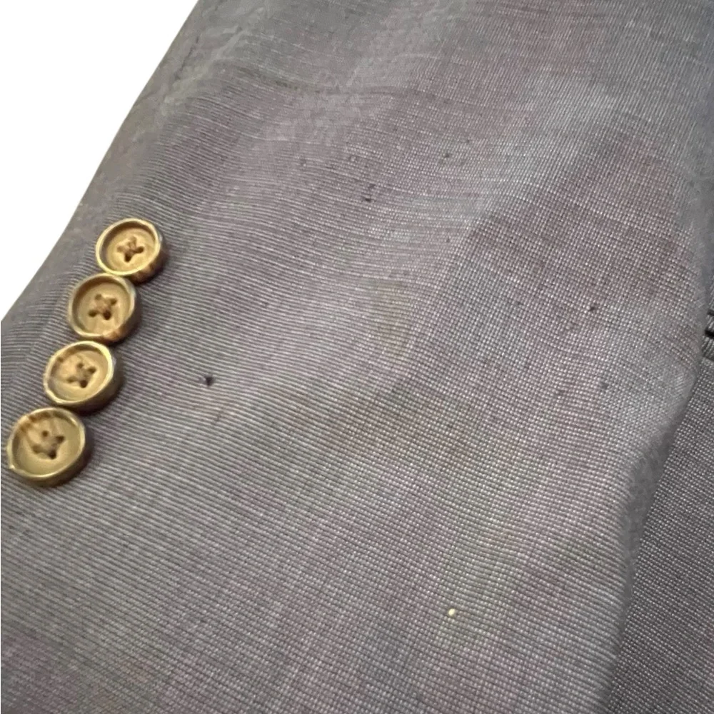 Lauren Ralph‎ Lauren Men's Navy Blue Wool Blazer 2 Button 44S Business Formal